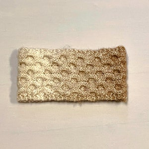 Knit White Headband