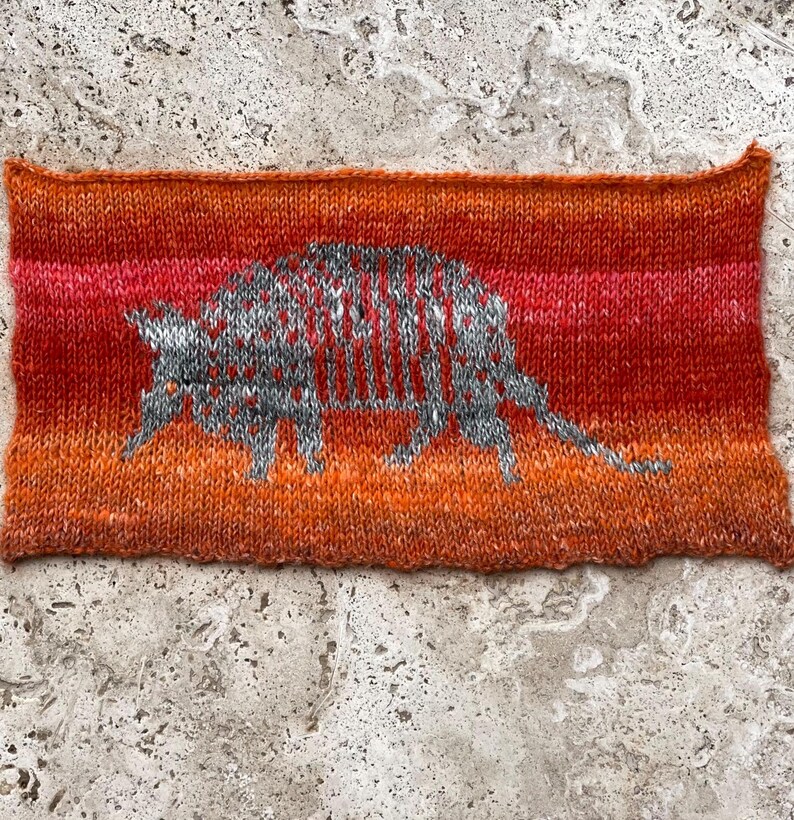 Armadillo Knitting Chart - Etsy