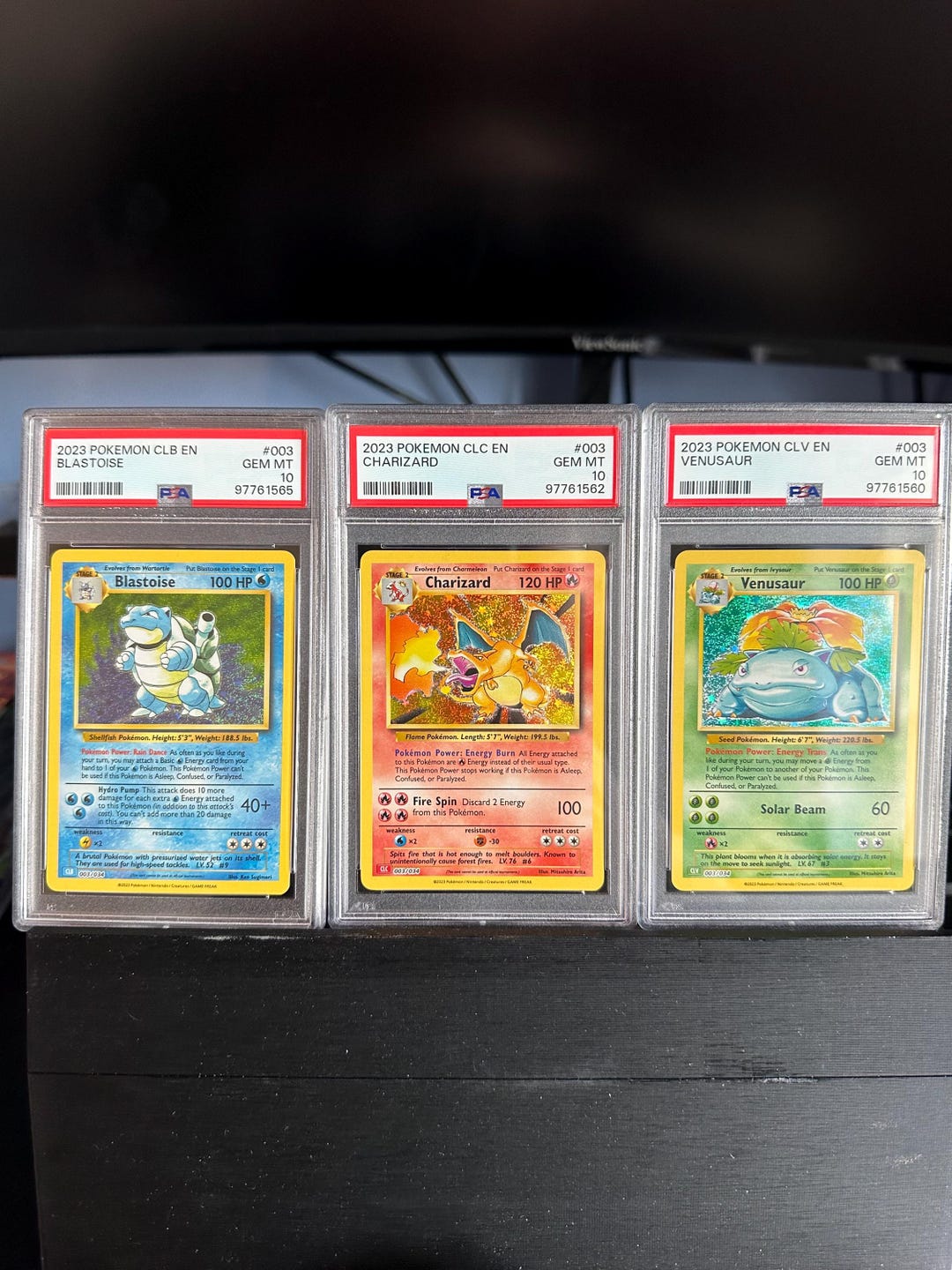 Pokemon Card 25th ANNIVERSARY Charizard Venusaur Blastoise