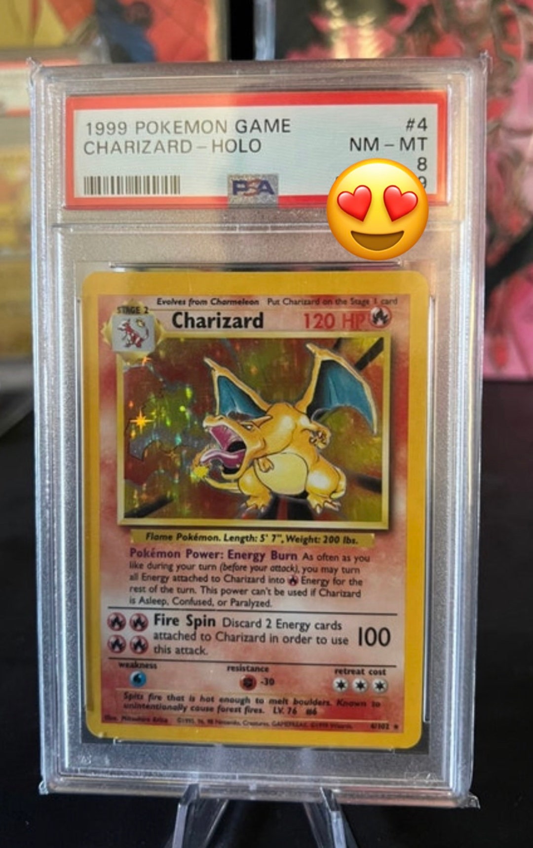 ベースセット ヴィンテージ リザードン PSA 8 NM - Etsy 日本