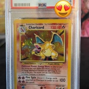 Base set vintage Charizard PSA 8 NM