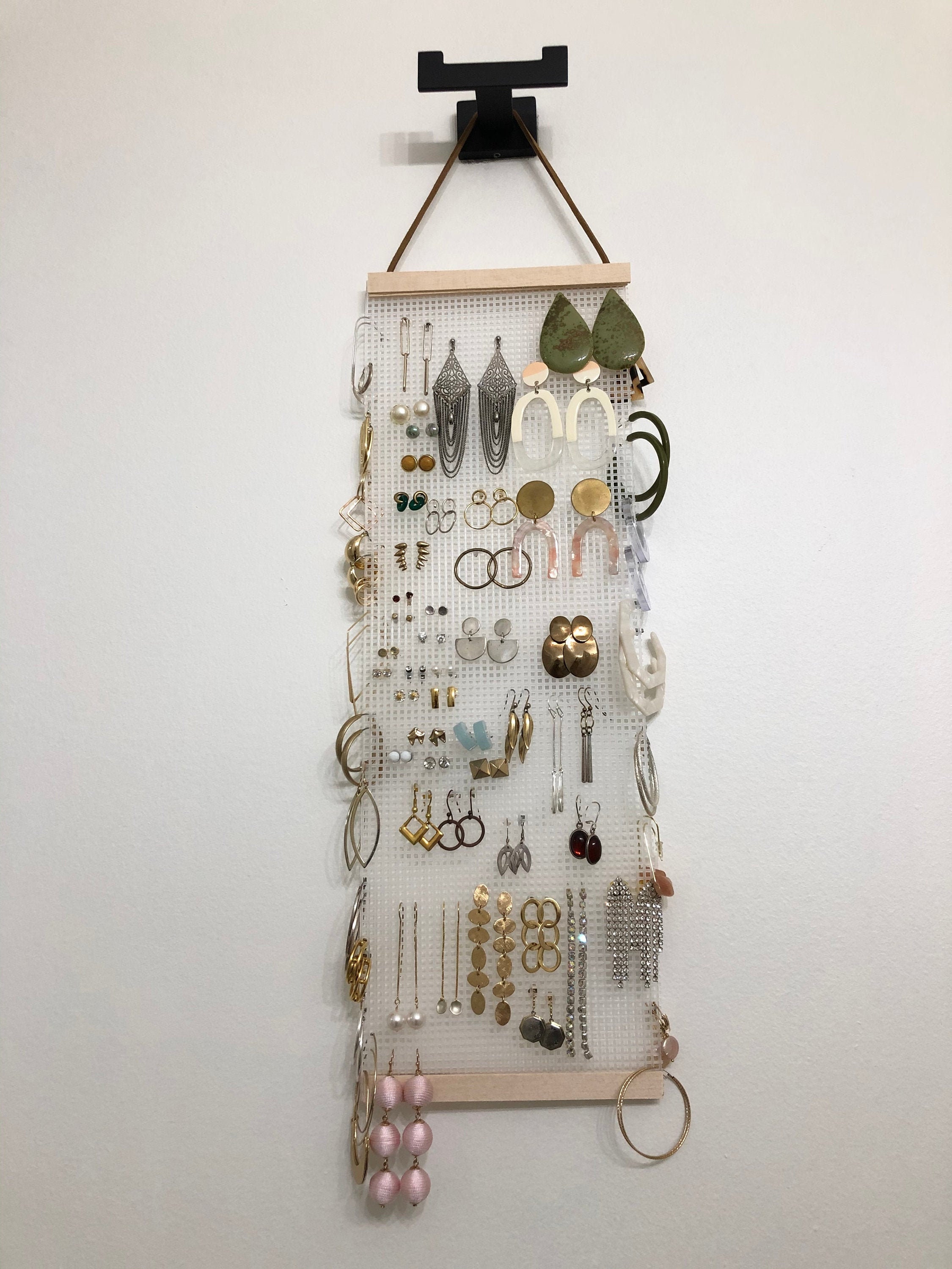 Earring Holder Wall Display Hanging Mount Etsy