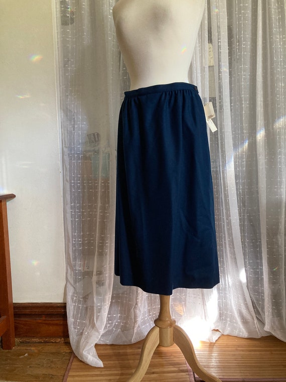 Pendleton Wool Skirt//Size 14//Blue Wool//Maxi Wo… - image 5