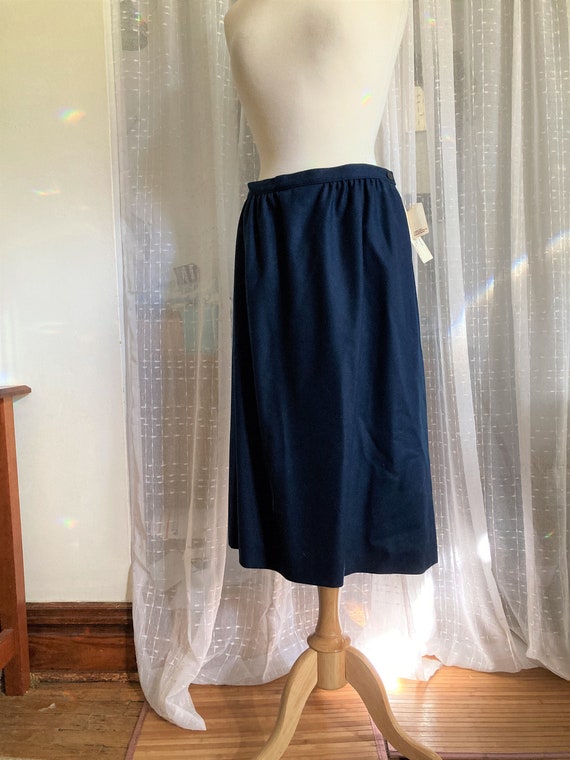 Pendleton Wool Skirt//Size 14//Blue Wool//Maxi Wo… - image 1