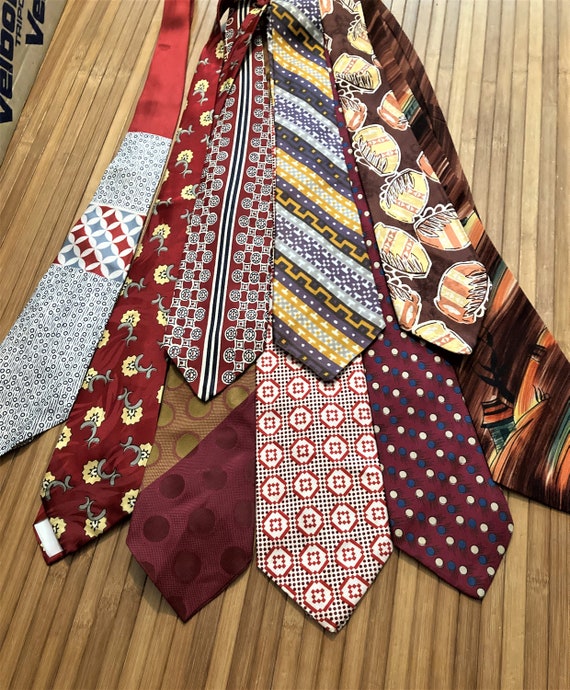 Vintage 40s Neckties/nine /loud Neckties/vintage 40s Necktie - Etsy