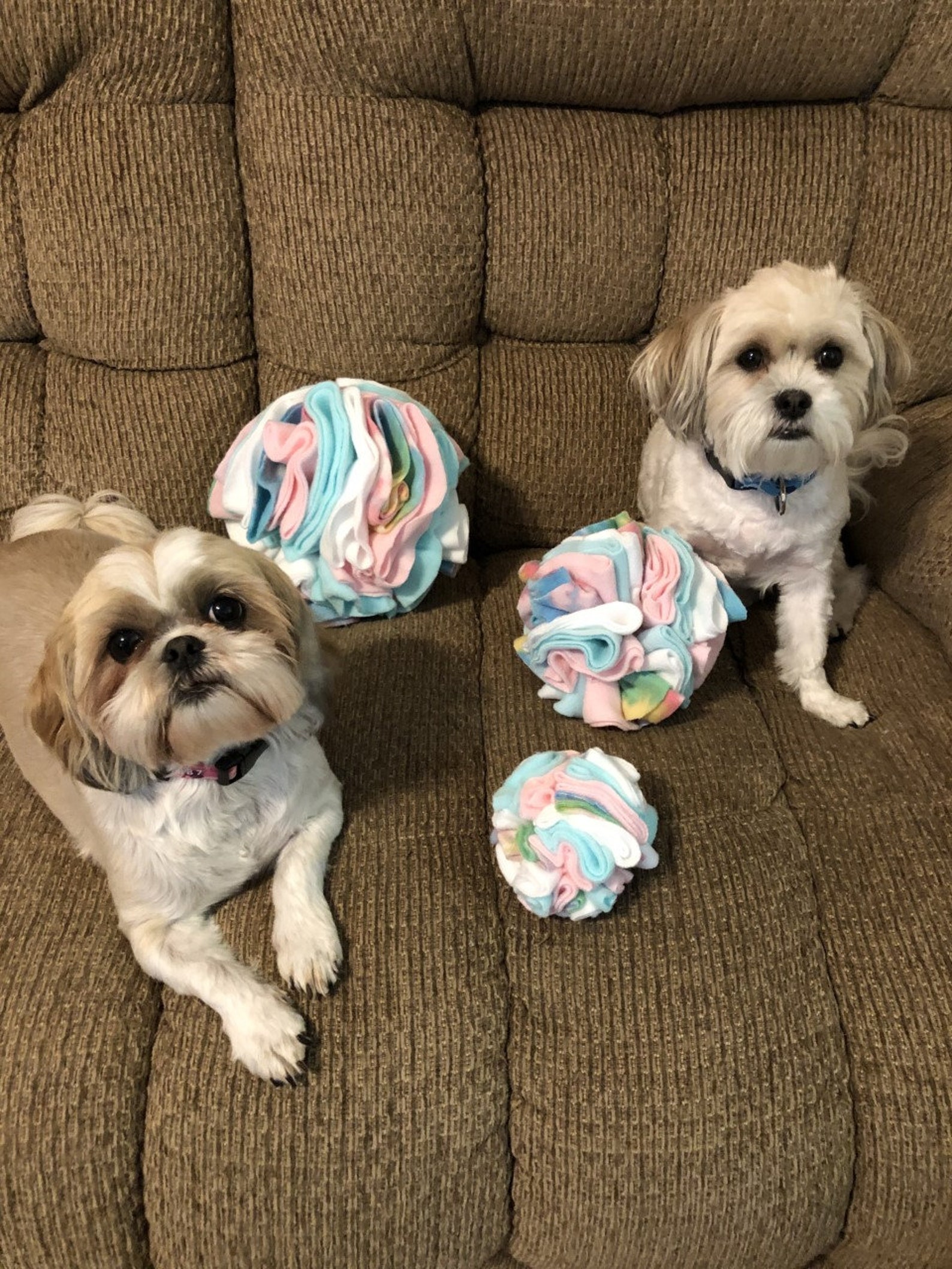 LARGE Snuffle Ball for Dogs Custom Colors Canine Treat Etsy