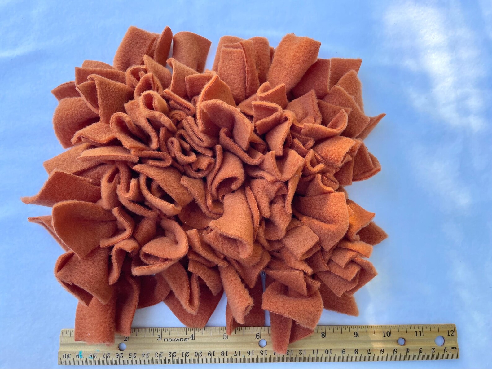 SMALL Burnt Orange Snuffle Mat for Dogs - Enrichment Mat - Rooting Rug ...