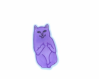 Free Hello Kitty Middle Finger Svg