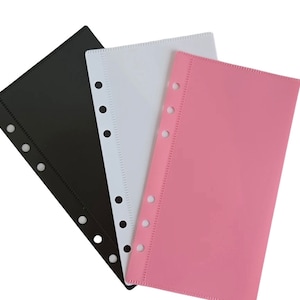 5-Pack Zipperless A6 Cash Envelopes with Custom Vinyl Label