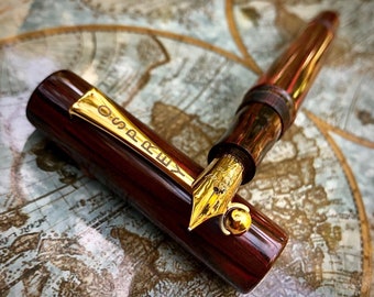 ACRYLIC Osprey Pens MILANO SMOKY MOUNTAIN W/ FLEXPERT HOURGLASS #5.5 SS Flex ACRYLIC Osprey Pens MILANO SMOKY MOUNTAIN W/ FLEXPERT HOURGLASS #5.5 SS Flex