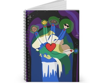 Humanity & Oneness Spiral Notebook - Ruled Line