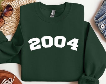 Custom Year Sweatshirt, Birth Year Sweatshirt, Birthday Sweatshirt, Birthday Gift for Women, Birthday Sweatshirt Gift, Gift for Dad Sweater