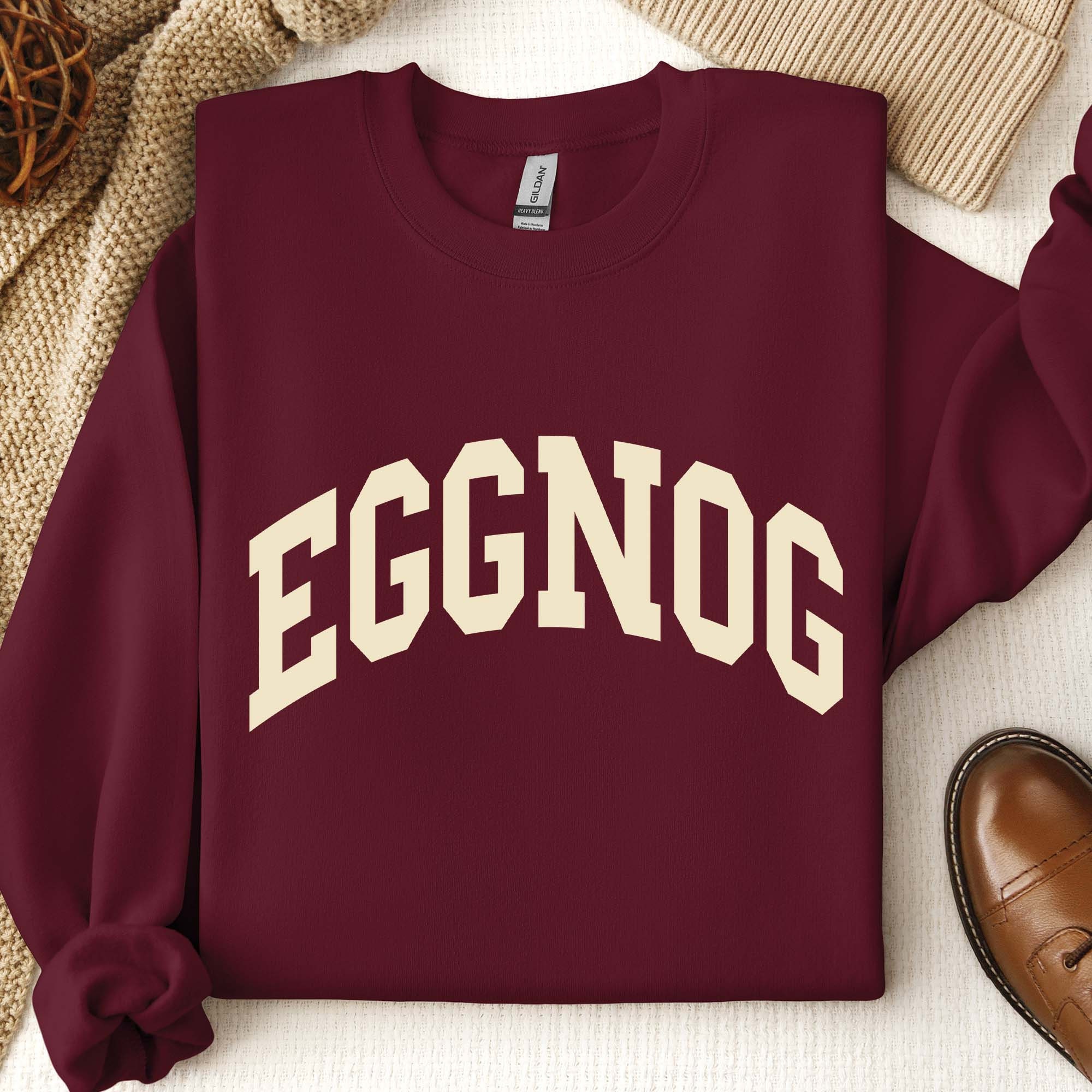 Sudadera navideña de ponche de huevo, cuello redondo de temporada navideña, suéter navideño feo, regalo para Navidad, sudadera divertida de ponche de huevo, camisa de temporada de ponche de huevo