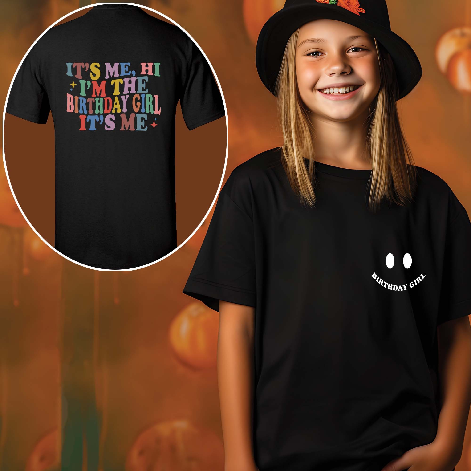 It's Me Hi I'm the Birthday Girl Shirt, Birthday T-Shirt, Birthday Tee, Funny Birthday Girl Shirt, Birthday Party Shirt, Birthday gift