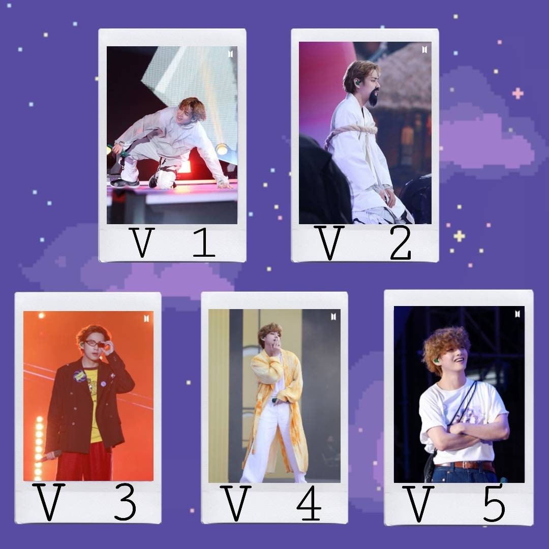 Bts Muster Sowoozoo 2021 Concert Polaroid Cards Etsy
