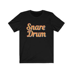 Snare Drum Colorful Lettering