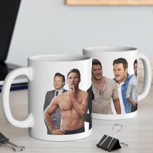 Chris Pratt - Jurassic World - Guardians of the Galaxy - Parks and Recreation - Ceramic Coffee Mug - 11oz or 15oz Tea Cup