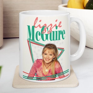 Lizzie McGuire - Disney Channel - Hillary Duff - 90s Nostalgia - 80s retro - Ceramic Coffee Mug - 11oz Tea Cup