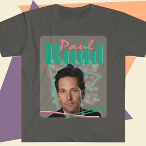 Paul Rudd - 2021 Sexiest Man Alive - 90s Nostalgia - 80s retro - Unisex Softstyle Graphic T-Shirt