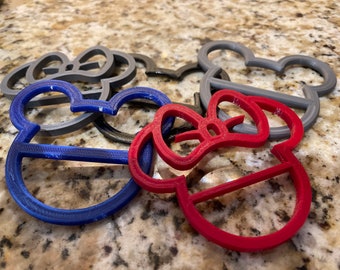 Mickey/Minnie Shirt Clip| Shirt Slide| scarf Slide| Vintage Vibes