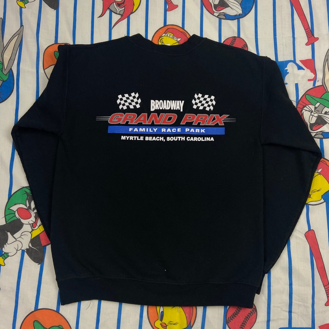 Vintage racing crewneck Etsy