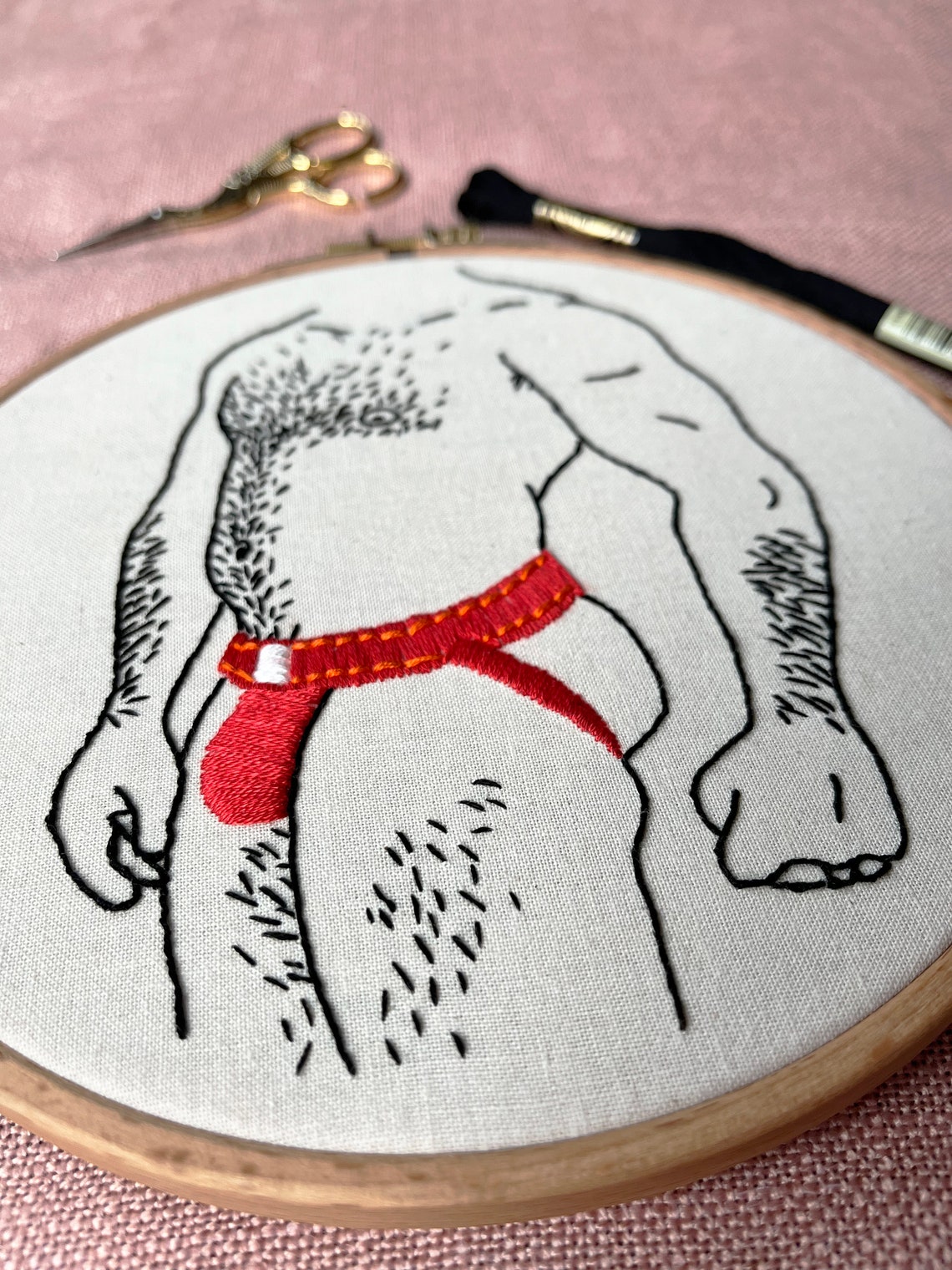Jockstrap - Erotic Embroidery PDF Pattern & Instructions - Beginner ...
