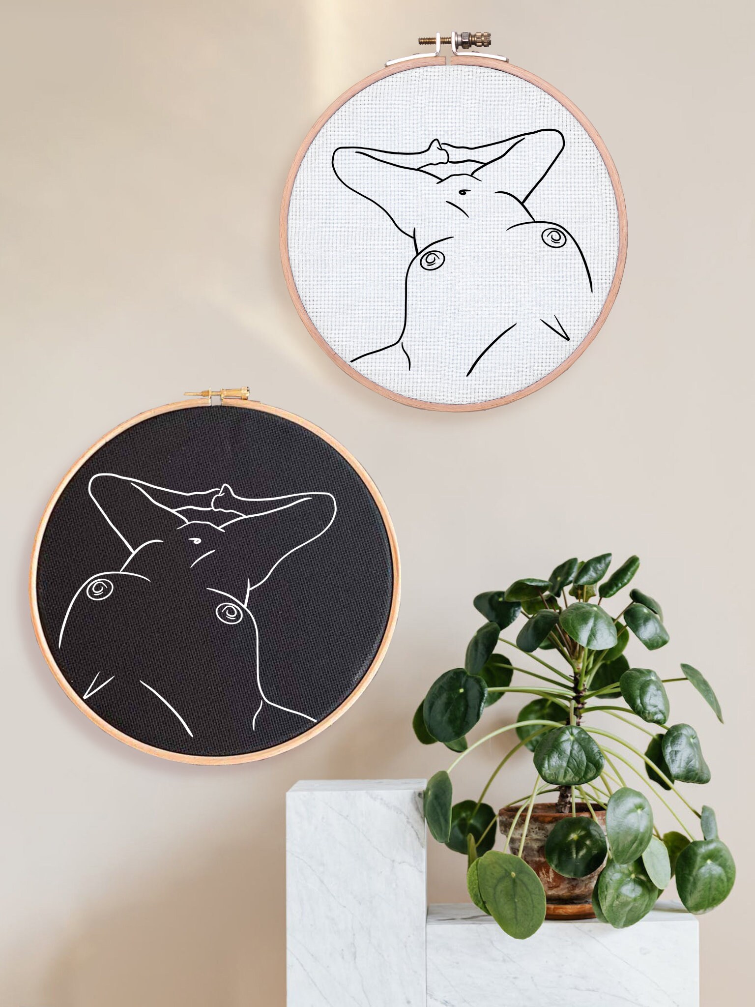 Personal Invitation Erotic Embroidery PDF Pattern & Instructions