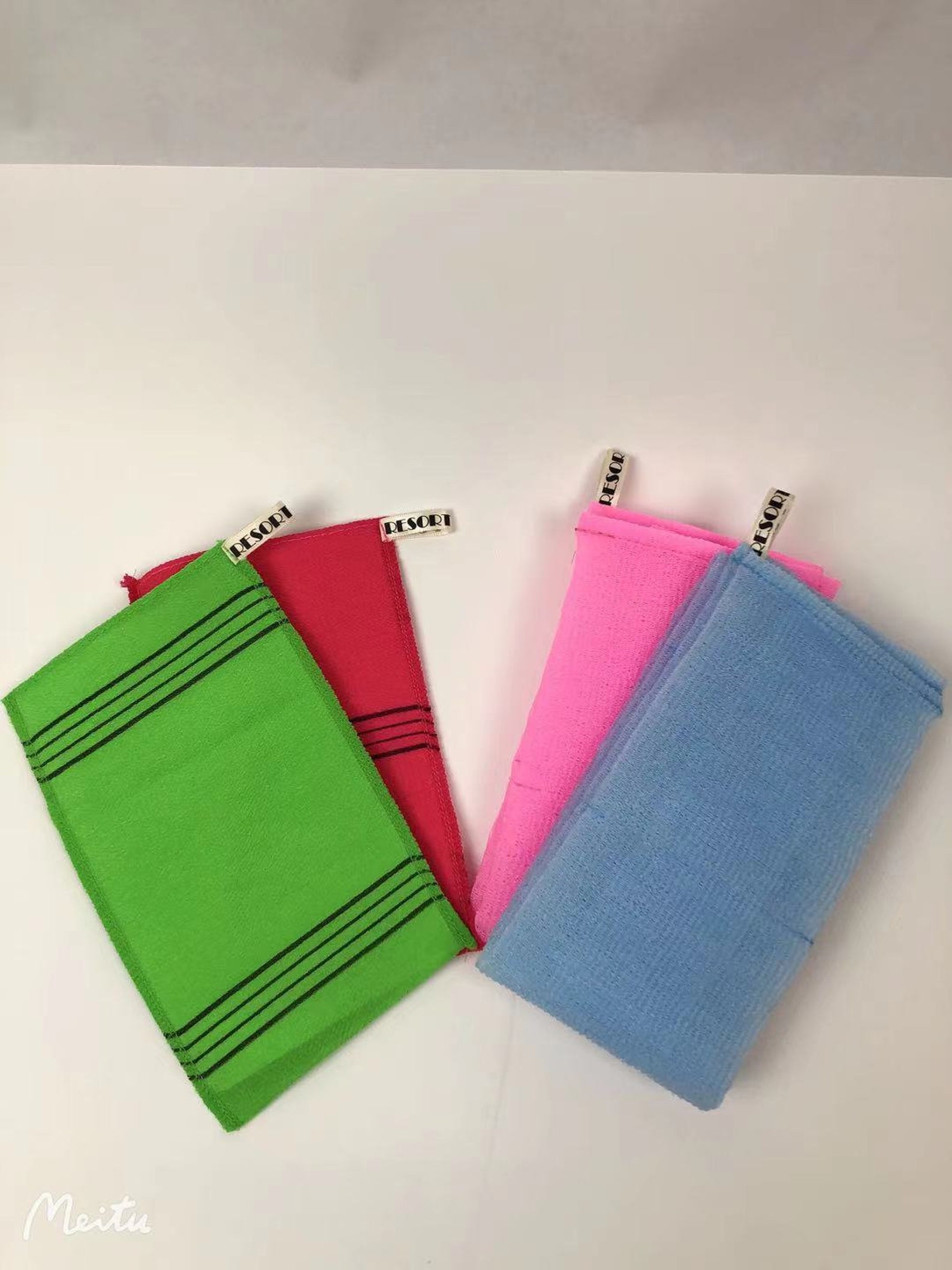 Asian Exfoliating wash cloths bath scrub 2pcs Italy towel Etsy