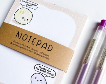 Interleukin & Complement notepad - medical, doctor, nurse, allergy and immunology, pathology, rheumatology notepad