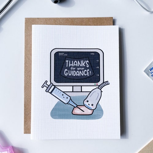 Thanks For Your Guidance Thank You Card Radiologist Rad Etsy