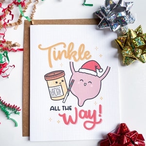 Tinkle all the way - carte de vœux, urologue, néphrologue, infirmière, médecin, vessie
