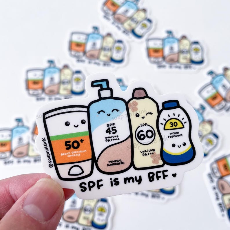 SPF is My BFF - Medical Sticker, Dermatology, Aesthetics, Nurse, Nurse ...
