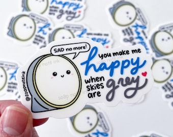 SAD Lamp - vinyl sticker, psychiatrist, social work, mental health, brain, neurology, medical sticker