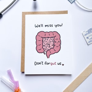 Vous nous manquerez, ne nous oubliez pas - retraite, adieu, médecin, chirurgien, infirmière, carte médicale