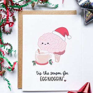 To sezon na EggNoggin - prezent świąteczny, lekarz, pielęgniarka, neurolog, karta mózgowa