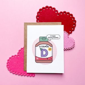 Vitamin D - Valentinstag, Arztkarte, Diätetiker, Ernährungswissenschaftler, Rheuma, Apotheker, Krankenschwester, Arzt, lustig