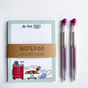 Do This Stat! Notepad - Medical Student, Doctor, Nurse, ER, Paramedic ...