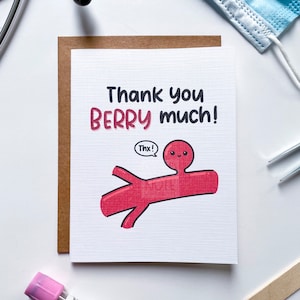 Muchas gracias Berry - cirujano vascular, neurocirujano, enfermero, médico, neurología, tarjeta médica