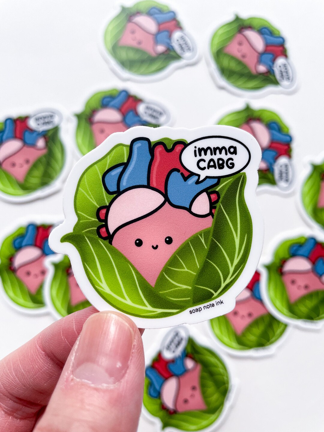 Imma CABG Sticker - Doctor, Nurse, Cardiology, Bypass Surgery ...
