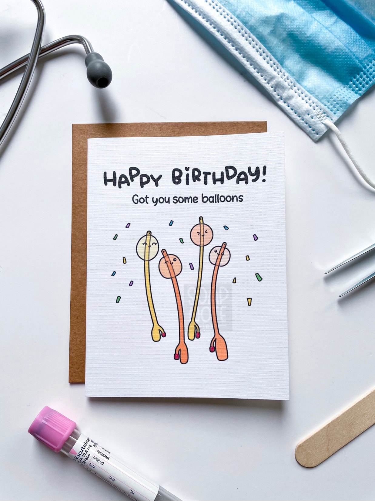 Carte D'anniversaire 'Emotional Rescue' Pour 11 Ans - Humoristique, Avec Enveloppe, Message En Anglais