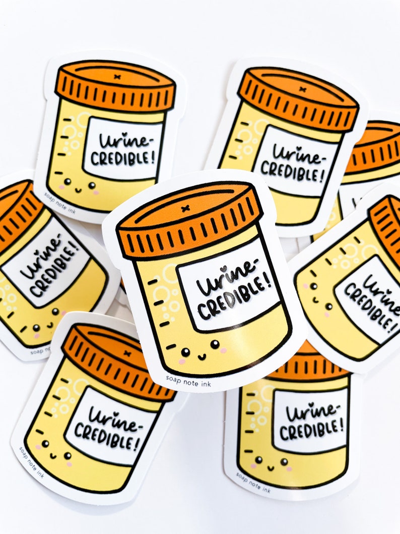 Urine Credible - Medical Sticker, Doctor, Nurse, Lab Tech, Pathologist ...