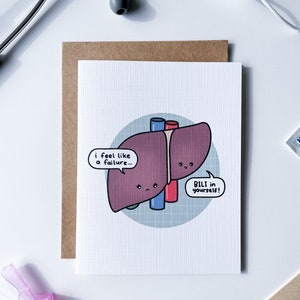 Bili in Yourself - Carte d'encouragement, foie, médecin, étudiant en médecine, infirmière