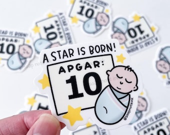 APGAR - medical sticker, pediatrics, neonatology, doctor, surgeon, nurse, pediatrician