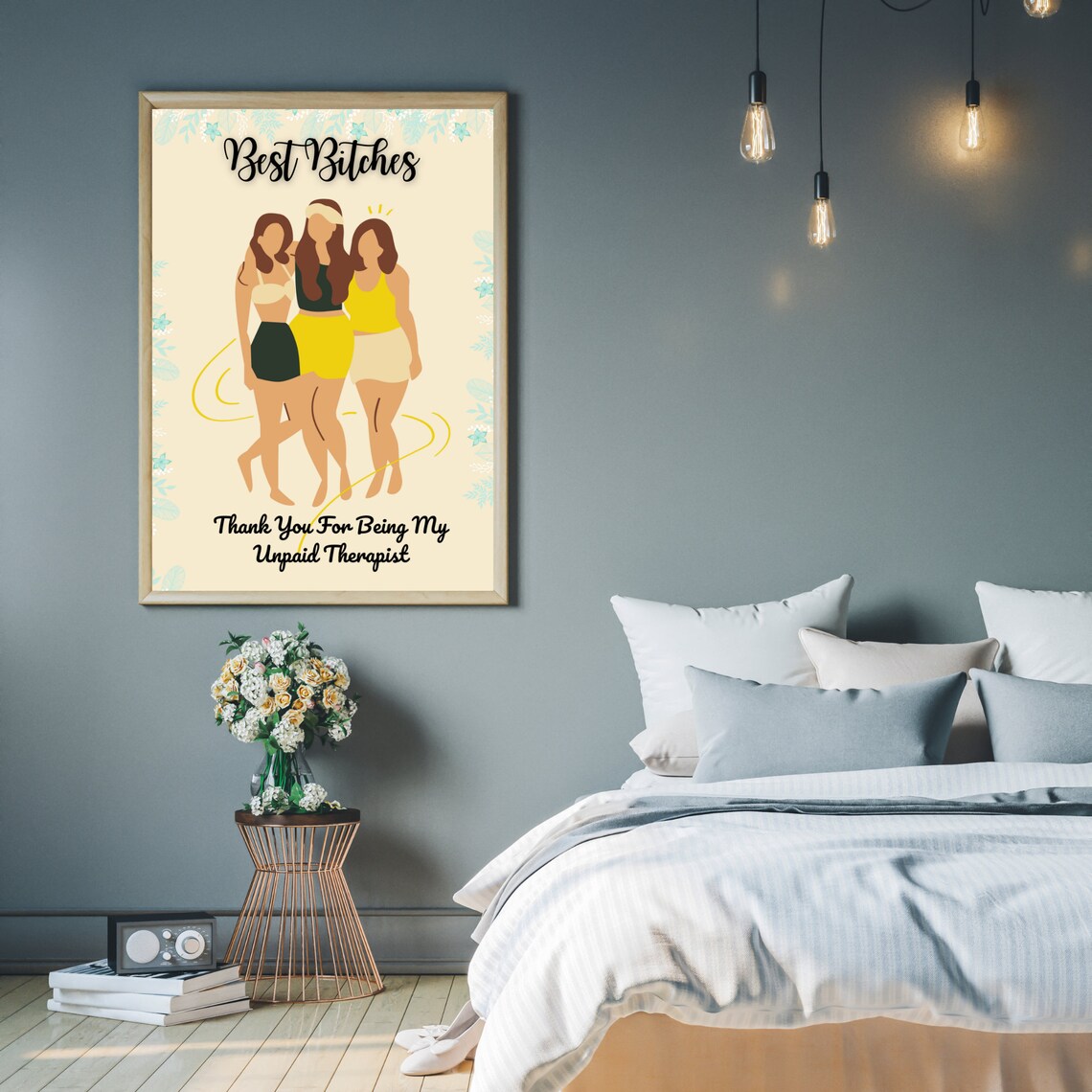 Buy Best Friend Wall Art Friendship Print Best Friend Gift Gift Online