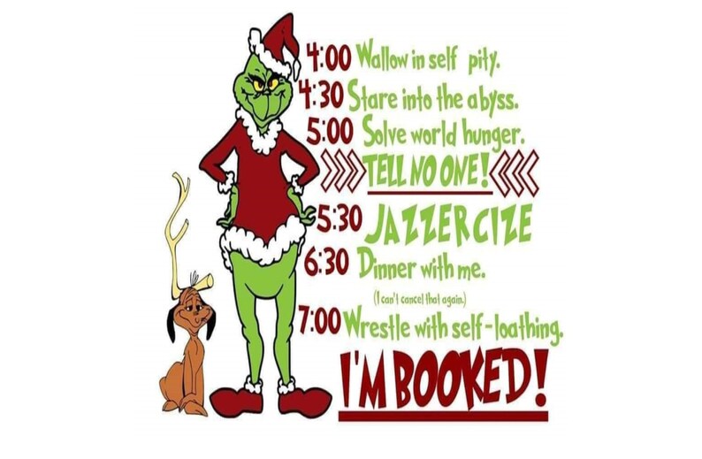 Grinch To Do List PNG 20oz Straight Tumbler Etsy