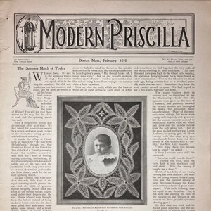 The Modern Priscilla - February 1898 - PDF