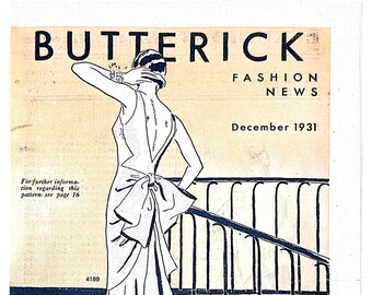 バターリック・ファッション・ニュース - 1931年12月 - PDF