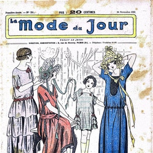 La Mode du Jour - November 24, 1921 - PDF