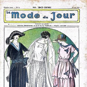 La Mode du Jour - May 19, 1921 - PDF