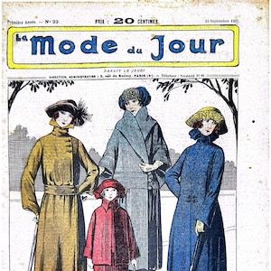 La Mode du Jour - September 22, 1921 - PDF